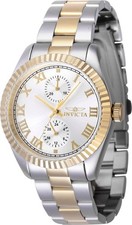 Invicta Women's Watch Specialty Quartz Silver Tone Dial Two Tone Bracelet 47440