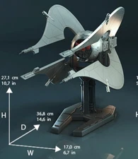Star Wars 1/32 Scale Nssis Class Clawcraft Tie W Cockpit Model Kit Custom 3d 