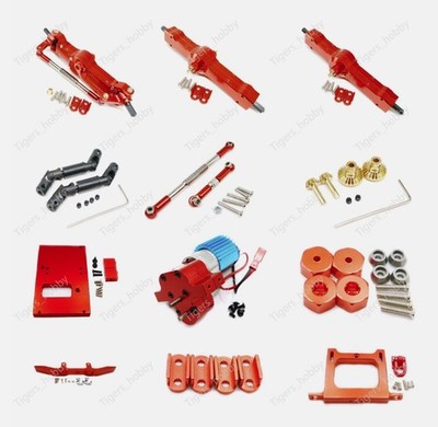Alloy metal Upgrade DIY parts For WPL B14 B24 B16 B36 Off-road 1:16 Rc Car Red