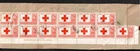 RHODESIA & NYASALAND 1963 QEII RED CROSS BLOCK X15 ON PIECE T685