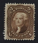 CKStamps: US Stamps Collection Scott#95 5c Jefferson Unused NG CV$1200