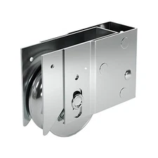 Patio Door Roller Assembly Stainless Steel Wheel Type 1-1/2" Wheel Size 2-3/16