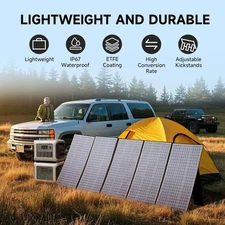 ALLPOWERS 400W 600W Series Solar Panel Kit Foldable Charger For Outdoor Camping