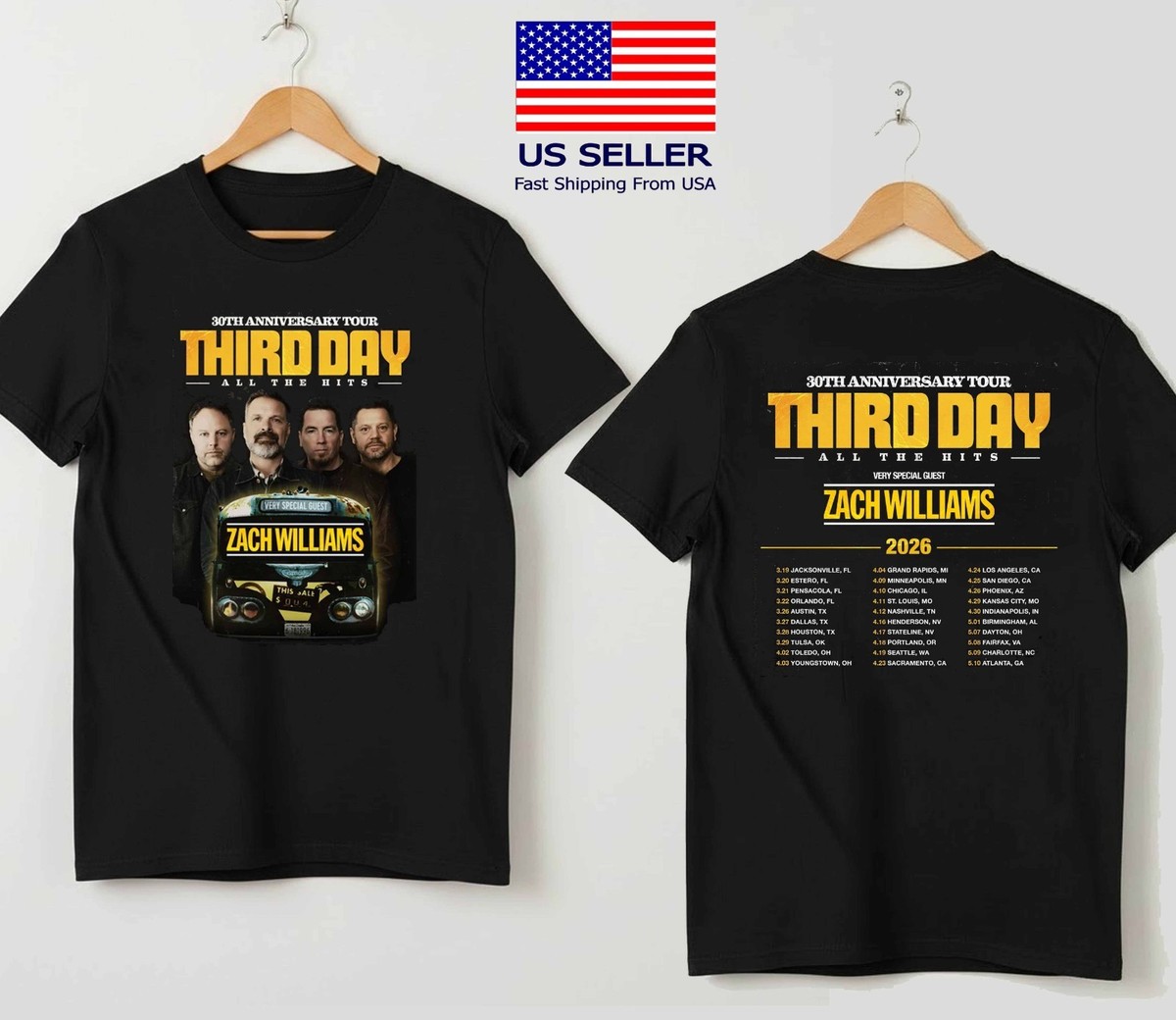 Third Day 30Th Anniversary Tour 2026 T-Shirt, FAST SHIP | eBay