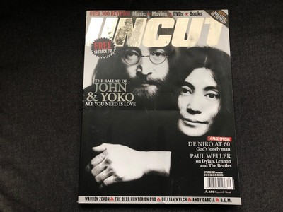UNCUT MAGAZINE-#76-SEPTEMBER 2003 w JOHN & YOKO on cvr-VINTAGE!
