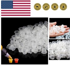 Tattoo Ink Caps - 1000Pcs Disposable Plastic Pigment Tattoo Ink Caps Cups for...