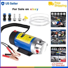 Oil Extractor Pump 12V 100W Fluid Transfer Pump for Engine Oil Transmission G...