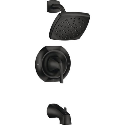 Moen 82504BL Lindor Posi-Temp(r) Tub/Shower, Matte Black