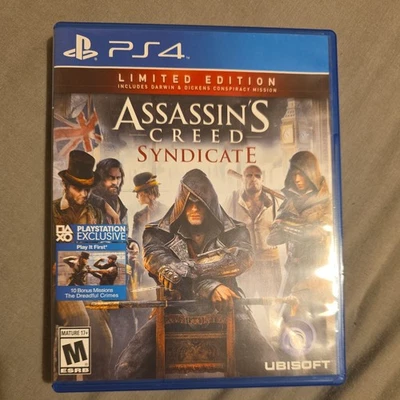 Assassin's Creed Syndicate Limited Edition PlayStation 4 PS4 USA Cover - Image 1 of 4