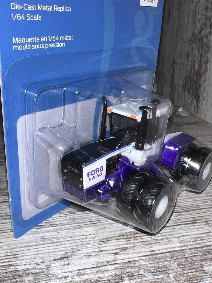 1/64 Scale Ford FW-60 Tractor with Duals 4wd Tractor Is Purple Ertl Die-Cast - Image 4 of 4