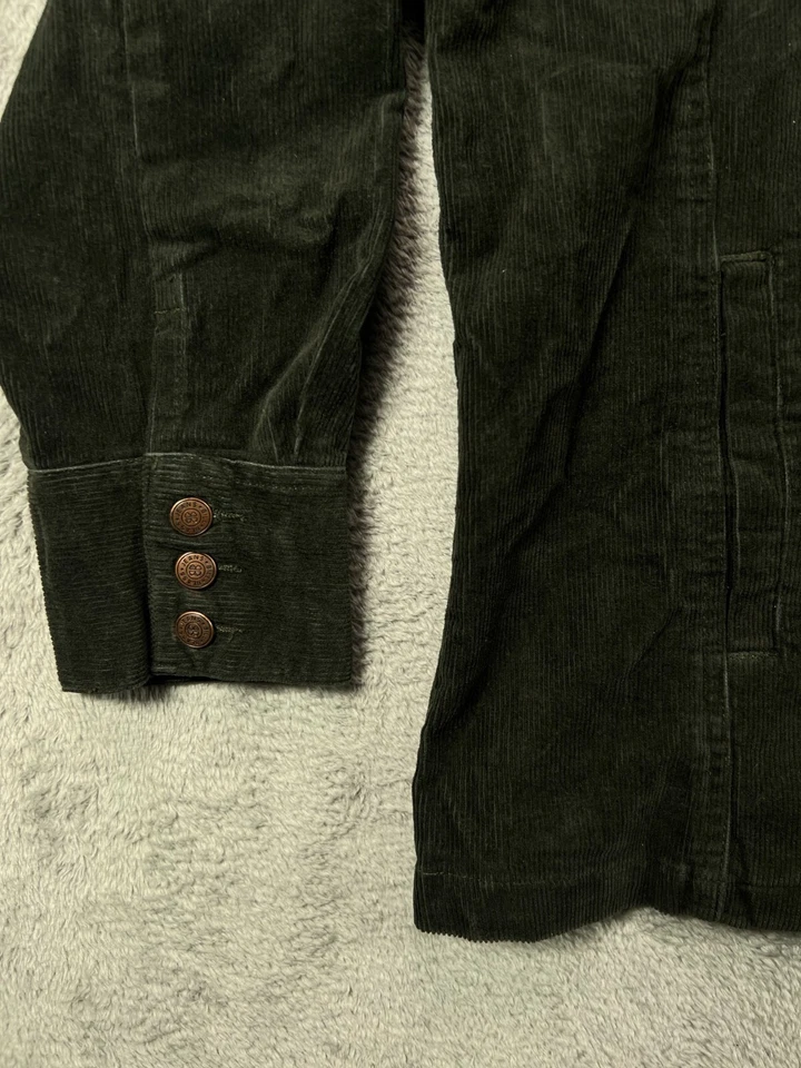 Blazer de pana Bill Blass Jeans de colección para mujer chaqueta pequeña grande verde cobre Bts Foto 3 de 4