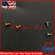 1 Pair Screws Replacement Parts for Love Bracelet Yellow Gold / Silver 