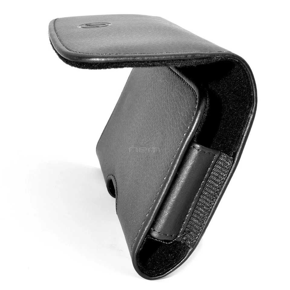 Funda de cuero horizontal con clip para cinturón para LG Harmony LG M257 Foto 3 de 4