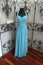 A494 BILL LEVKOFF 990 GLASS SZ 8 242 BRIDESMAID PROM BLACK TIE  DRESS GOWN