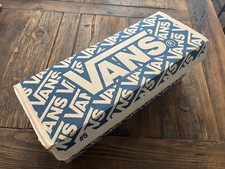VINTAGE 1980'S VANS SHOE BOX BLUE/WHITE 5 ORANGE CALIFORNIA RARE EMPTY BOX ONLY