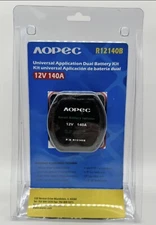 AOPEC Universal Dual Battery Isolator Kit Briidea 12V 140 Amp R12140B - New