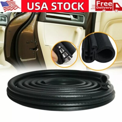 Universal Car Weather Stripping Door Seal Strip Window Lock Trunk Hood Edge Trim