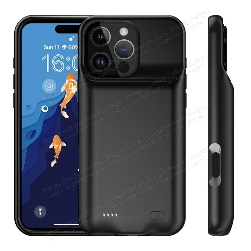 iPhone 11 to 16 Pro Battery Charger Case – Power Bank Cover-image