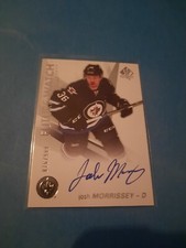 Josh Morrissey UD Future Watch Auto Jets #341/999 2016-2017 MINT!