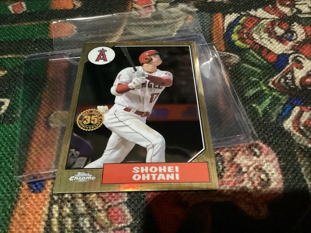 2022 Topps Chrome OHTANI #87BC-2 1987 35th Anniversary 2022 Topps Chrome OHTANI #87BC-2 1987 35th Anniversary