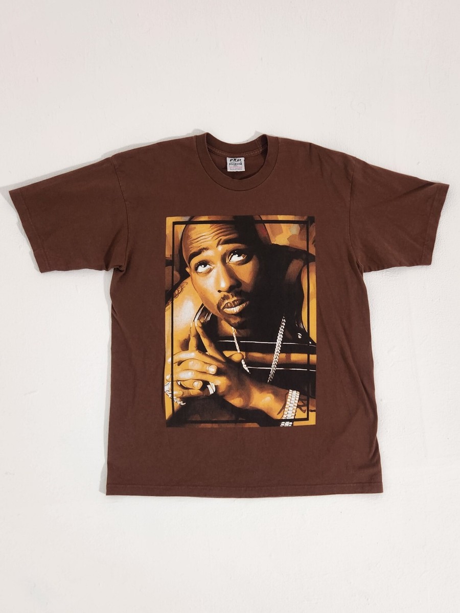 美品 2PAC Tシャツ サイズ2XL TUPAC Death Row Tupac 2PAC T-Shirt Vintage MOB Tag Made in USA 2XL Rap Death