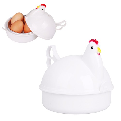 Microwave Egg Cooker Chicken-Shaped Rapid Egg Cooker Microwave Egg Poacher