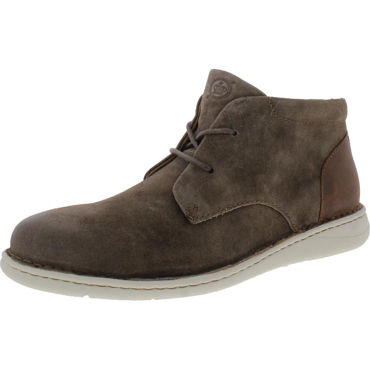 Born Мужские ботильоны из темно-серой кожи Theo Chukka Boots 95 Medium D BHFO 9231 23590₽