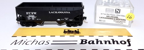 Micro Trains Line 55130 33' Twin Bay Hopper Lackawanna 83321 N 1:160 g26 å | Zustand: Gebraucht