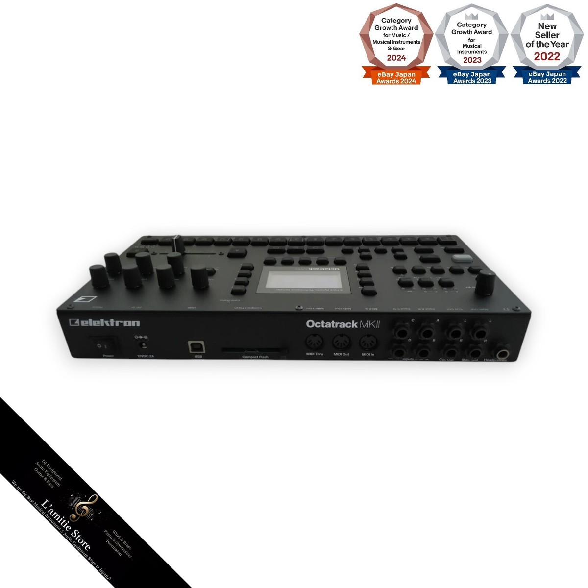 Elektron Octatrack DPS-1 MK2 II Black Japan Digital Tabletop