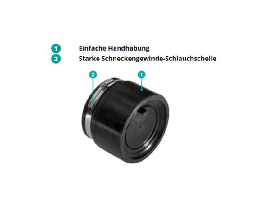 Konfix Verbinder SML Gussrohre Abwasserrohre Verbinder Anschlussmuffe DN 50-125 - Bild 2 von 3