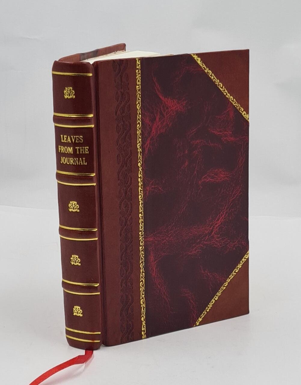 Leather Bound Journal of Life in the Highlands 1848-1861