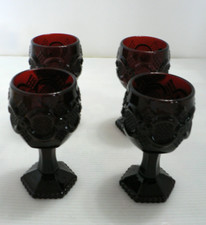 AVON CAPE COD CORDIAL GOBLETS, SET/4