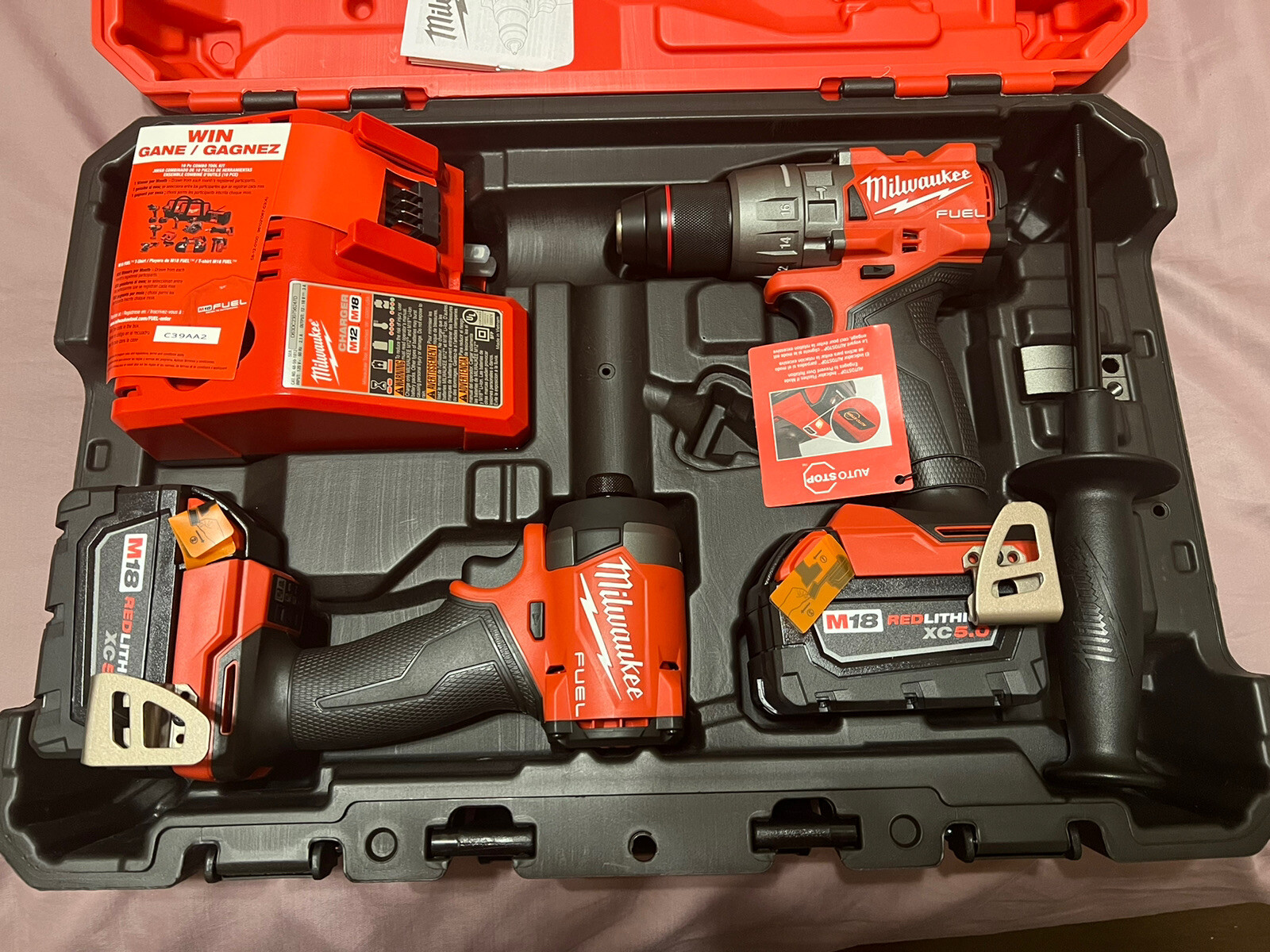 New Milwaukee 369722 M18 FUEL 2Tool Hammer Drill & Impact Driver