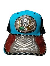 Gorra Vaquera San Judas Cachucha Vaquera Piel Avestruz San Judas Sombrero