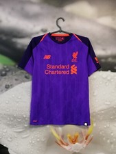 Liverpool 2018 - 2019 away football shirt jersey New Balance size YXL XS adult