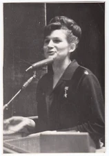 Valentina Tereshkova First woman Space Russian cosmonaut Hero SU original photo