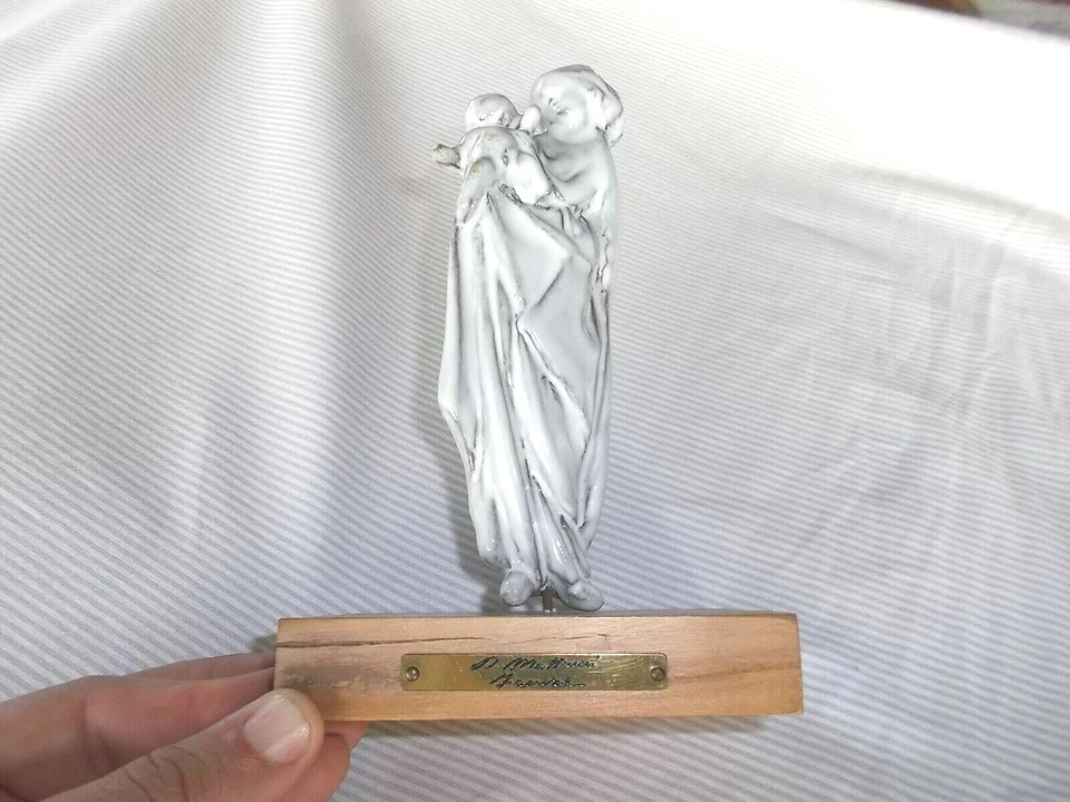 Statuina Matteucci Domenico ceramica Faenza '900 anni 50/60 - Immagine 2 di 4