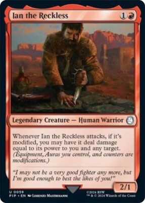 Ian the Reckless [Universes Beyond: Fallout] MTG