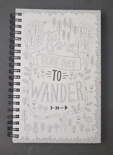 New Wander Notebook Blank Pages 7 X 5"
