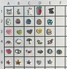 Floating Charms to fit Origami Owl #10 Buy 4 Get 1 Free MESSAGE FOR FREE CHARM!