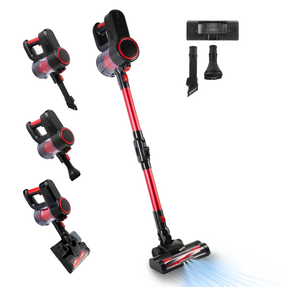 Lightweight Cordless Stick Vacuum Cleaner with Handheld Mode and Rechargeable Battery