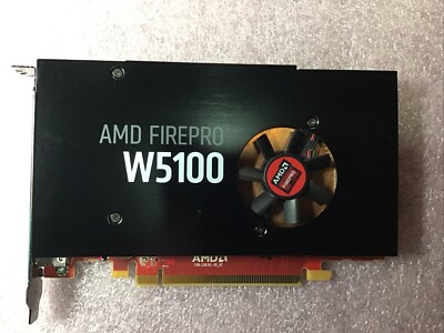 AMD FIREPRO W5100 4GB GDDR5 GPU 4 Display ports *USED*