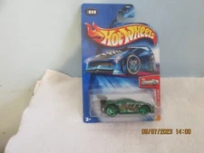 2004 HOT WHEELS FIRST EDITIONS TOONED TOYOTA MR2 GREEN 38/100 #038 (L)