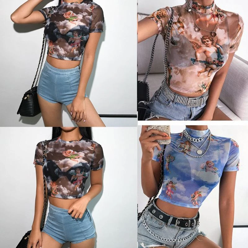 Cupid mesh cheap top