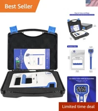 Grip Strength Tester 265lb/120kg, Digital Hand Dynamometer FDA Registered wit...