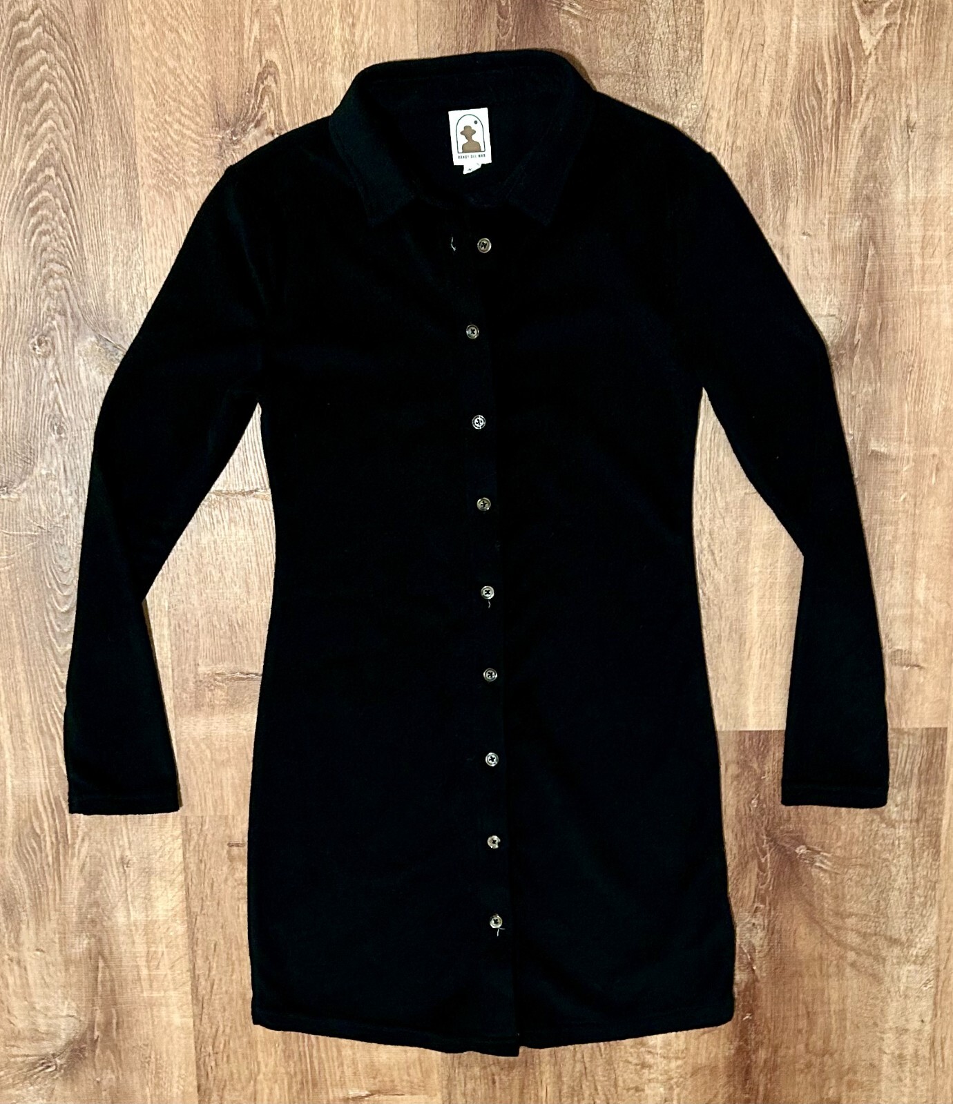 Dandy Del Mar black onyx Rio terry cloth collared shi… Gem