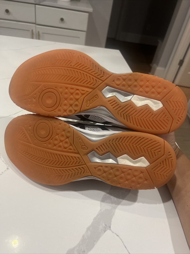 ASICS Gel Furtherup Volleyball Shoes White Black Gum Size 12 eBay