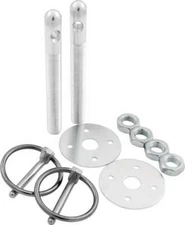 ALLSTAR PERFORMANCE Alum Hood Pin Kit 3/8in Silver