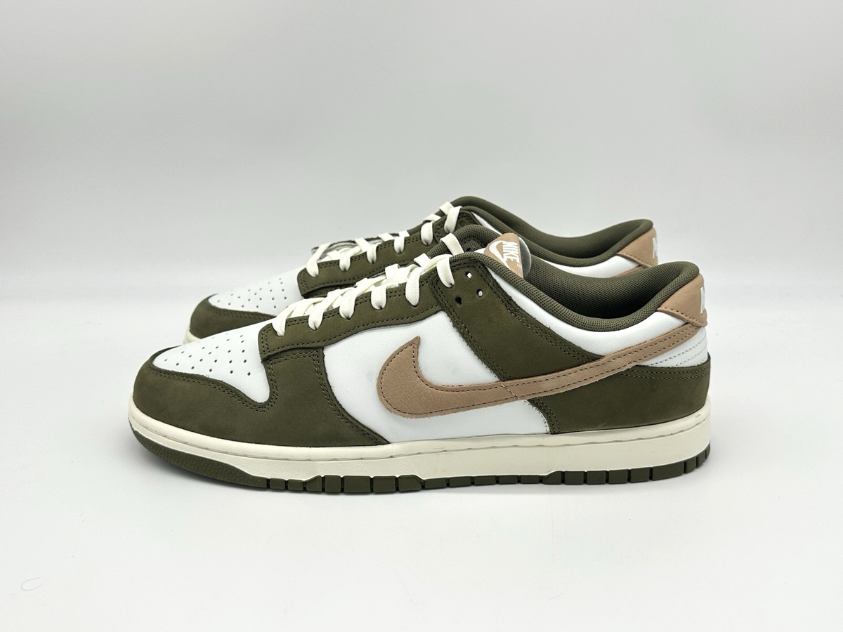 Nike Dunk Low Retro Premium Men's Size 15 Medium Olive Hemp Green FQ8250-200