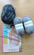 Wolle Konvolut Wollpaket Sockenwolle Handarbeiten Wollreste Strick-Set Stricken 